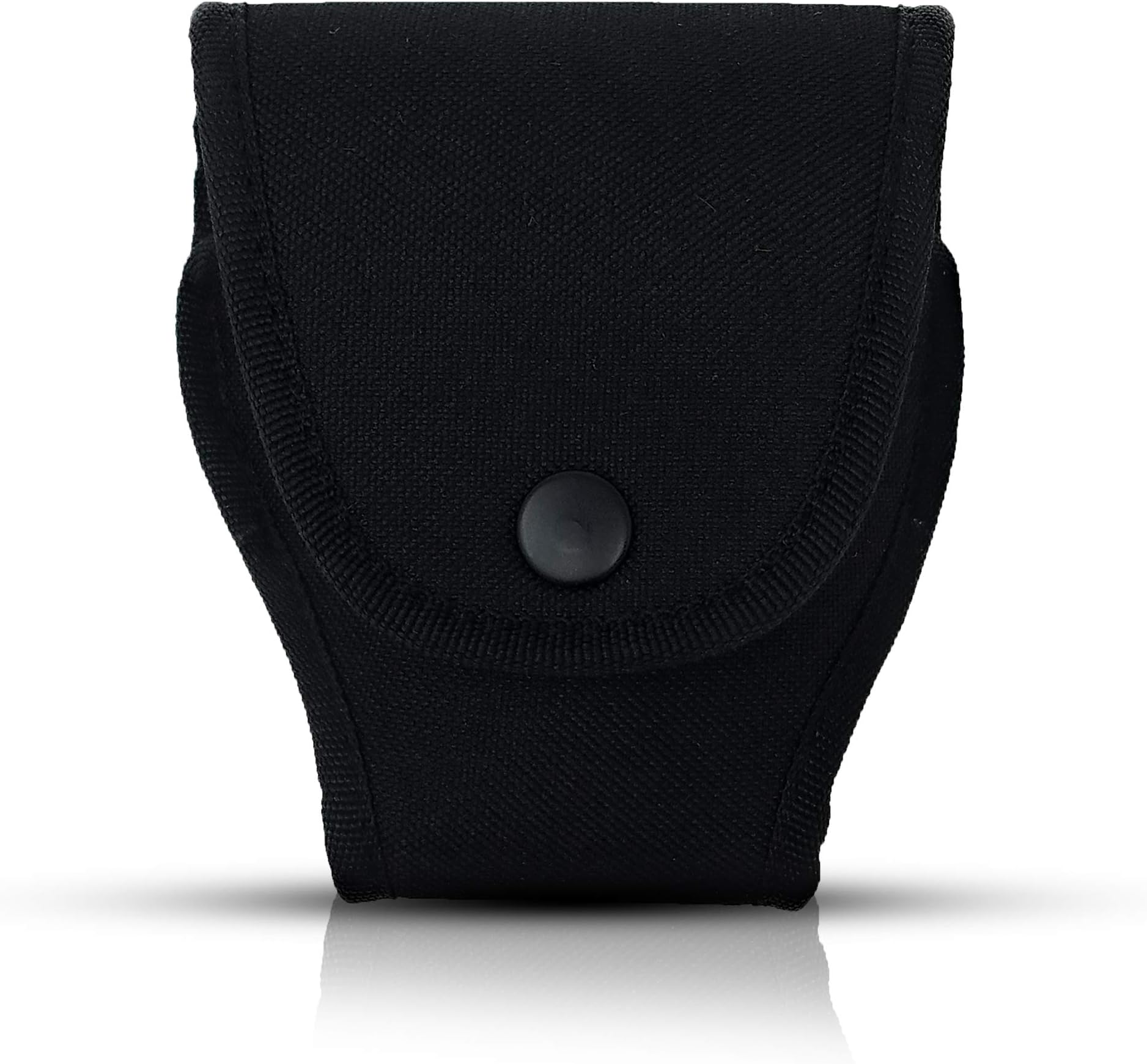 Black Nylon Handcuff Case Pouch - With Secure Snap & Belt Loop by Houston Made of Nylon | Universal Fit