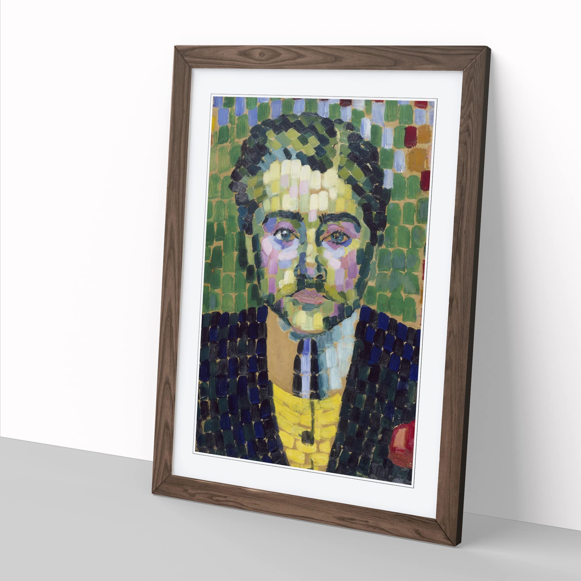 Portrait Of Jean Metzinger By Robert Delaunay Classic Painting Framed Wall Art Print - Image 2