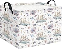 Vista 35 de Cesta de almacenamiento para niños y niñas, cesta de regalo, estante de libros vacío, rectangular, decoración de habitación de animales