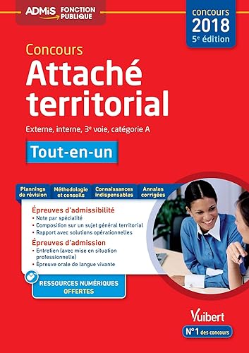 Concours Attaché territorial - Catégorie A - Tout-en-un: Concours 2018