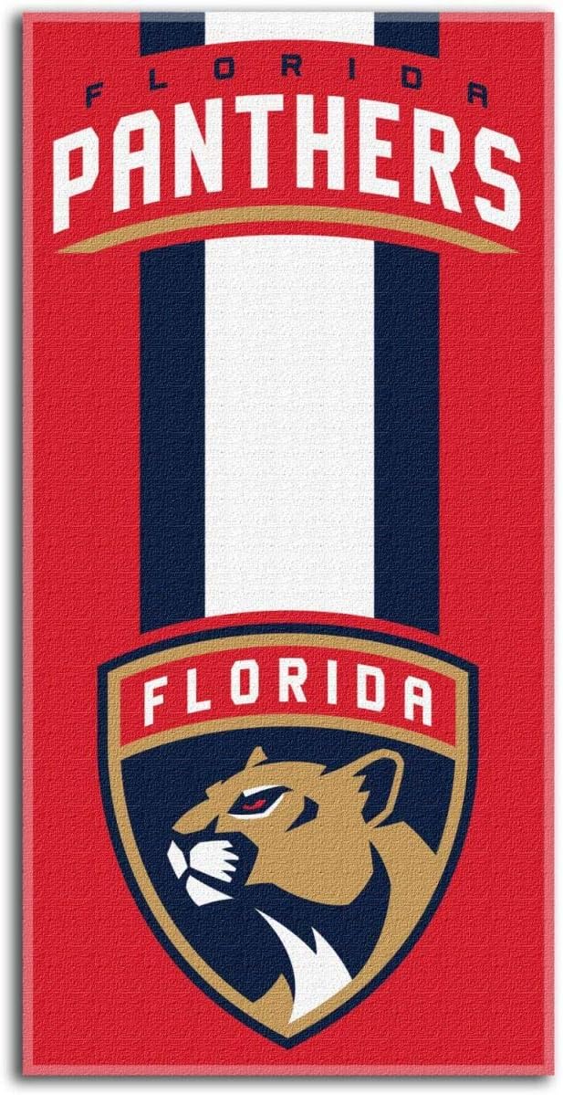 Officially Licensed NHL "Zone Read" Beach Towel, 30" x 60", Multi Color