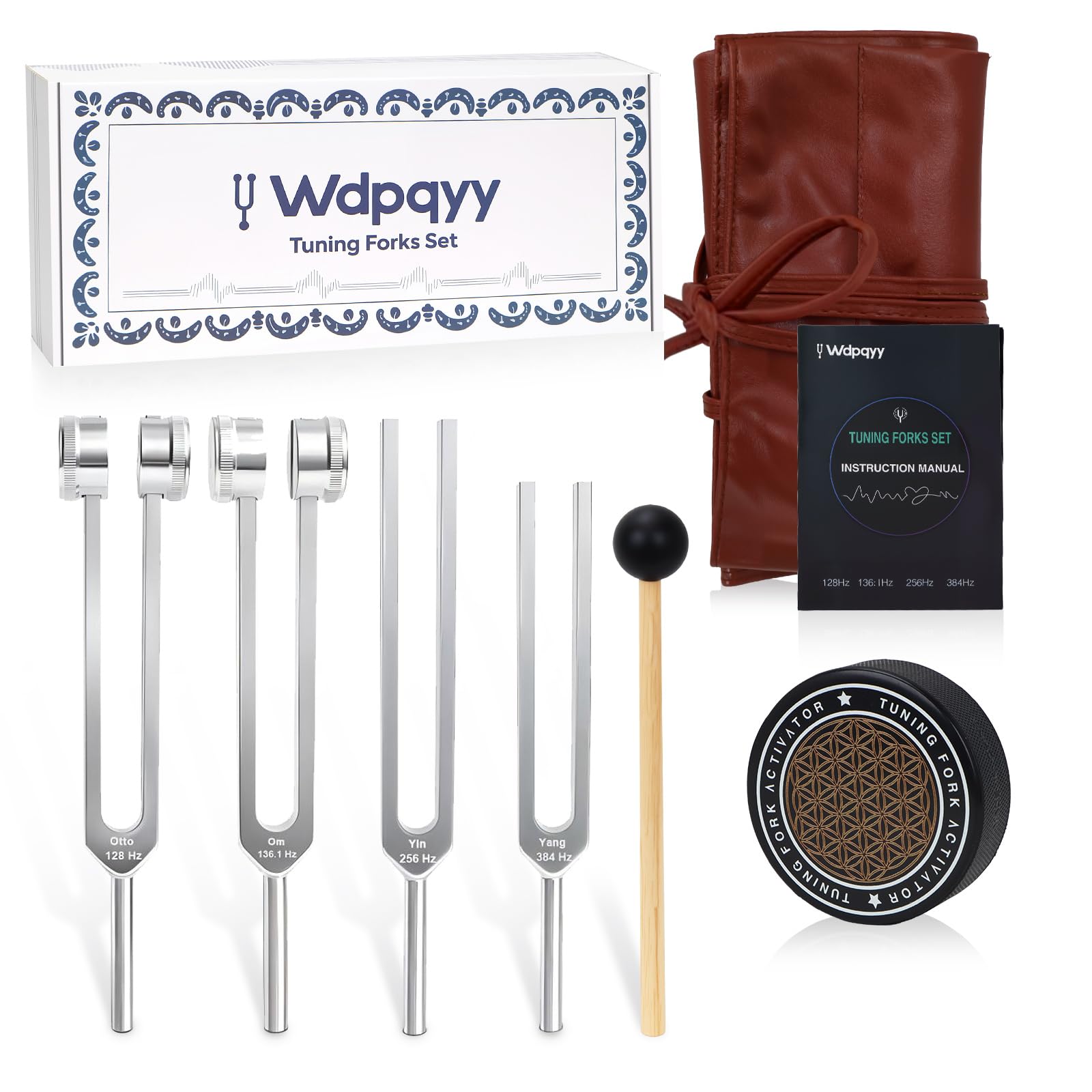 Amazon.com: Tuning Forks for Healing(128Hz, 136.1Hz, 256Hz, 384Hz
