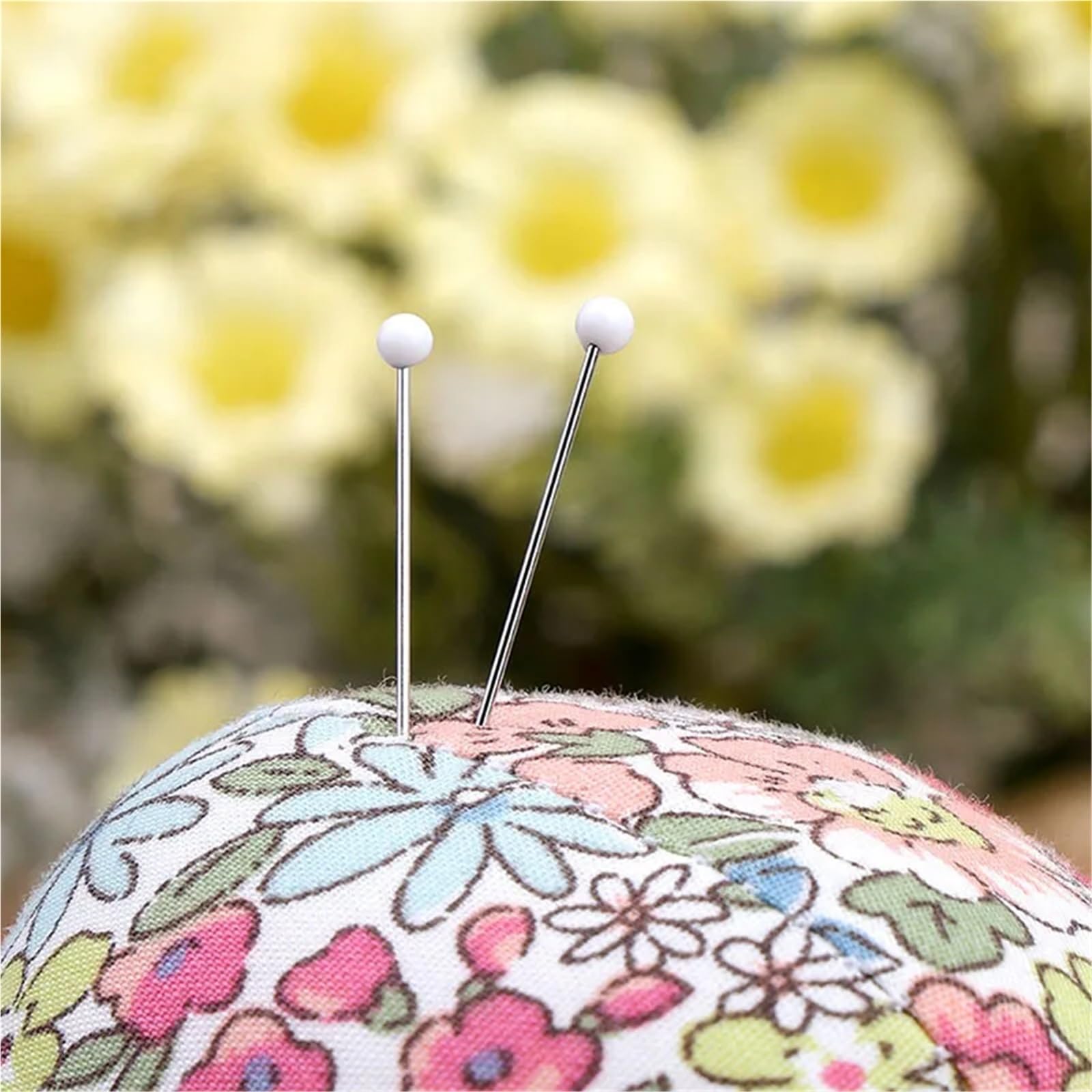 Nähnadeln, 3000 Stück, gerade Nadeln für Schneider, Schmuck, DIY-Dekoration (3000 Stück weiß)