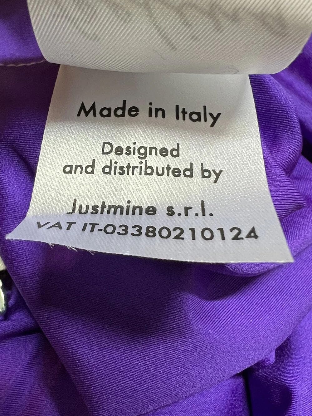 JUSTMINE Feeling by Bikini Double-Face Coppa C Acqua/Arancio/Viola B2627C 6102 Made in Italy tg XXXL - IT 52