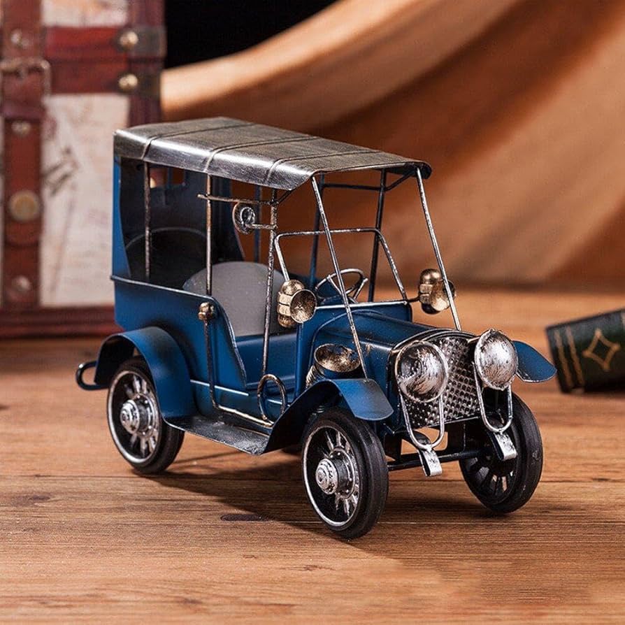 Retro Vintage Iron Classic Car Model Craft Office Home Creative