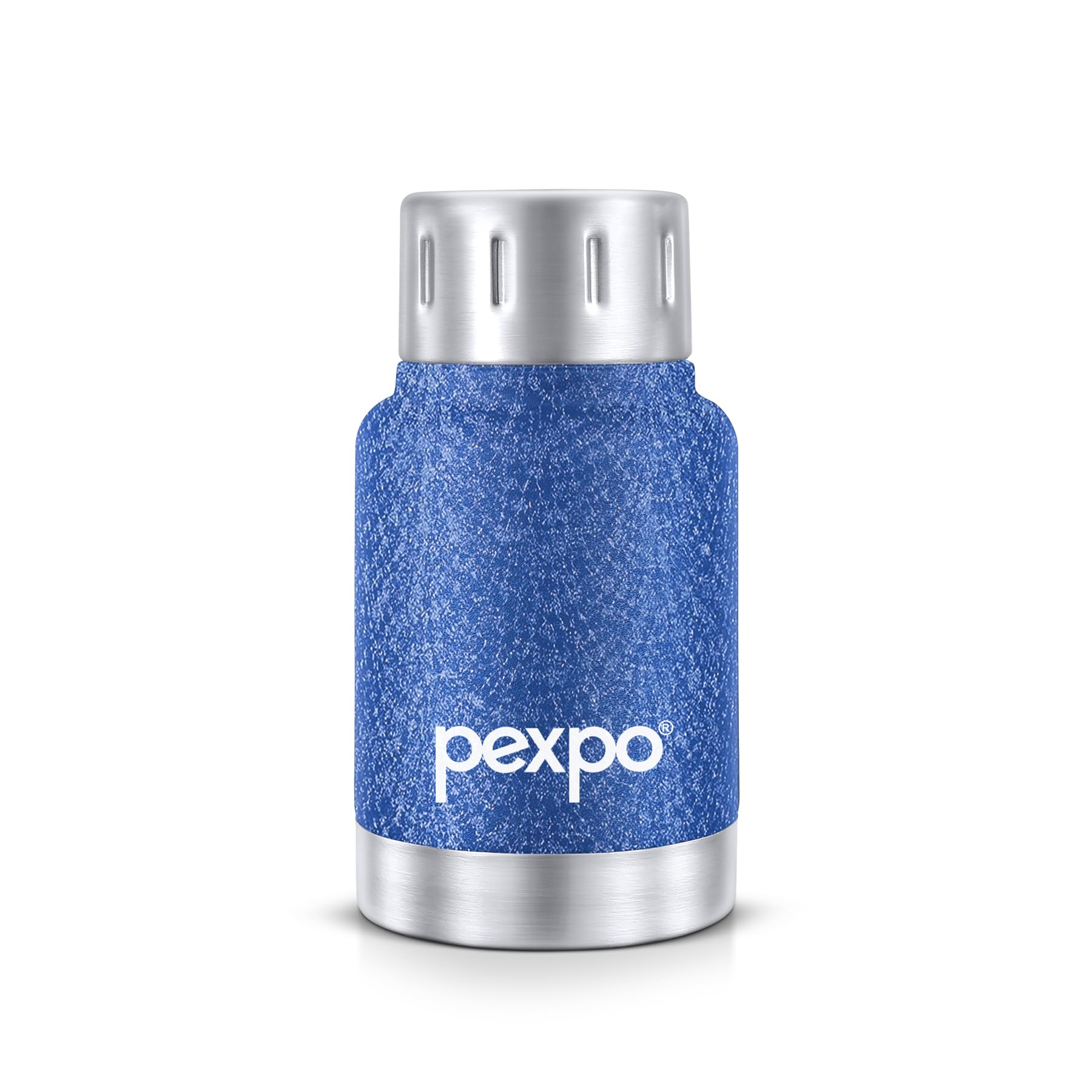 Go24 pexpo Cameo Pro ISI Certified Stainless Steel Vacuum Insulated Flask - 160ml | Double Wall Hot & Cold Upto 4-5 Hours | Office, School, Gym, & Travelling | Men, Women & Kids - Denim Blue — Amazon image 15