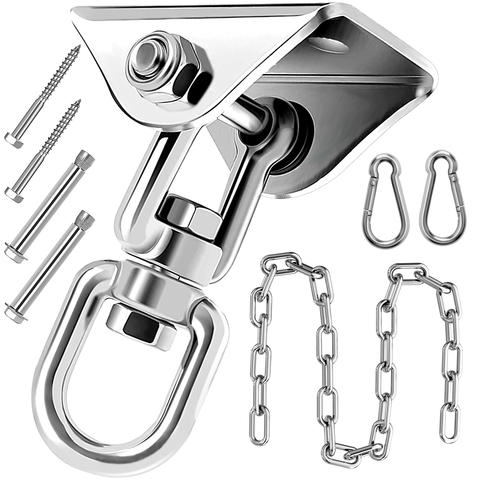 Kit de suspension pour hamac trapèze yoga et sac de boxe robuste 450kg