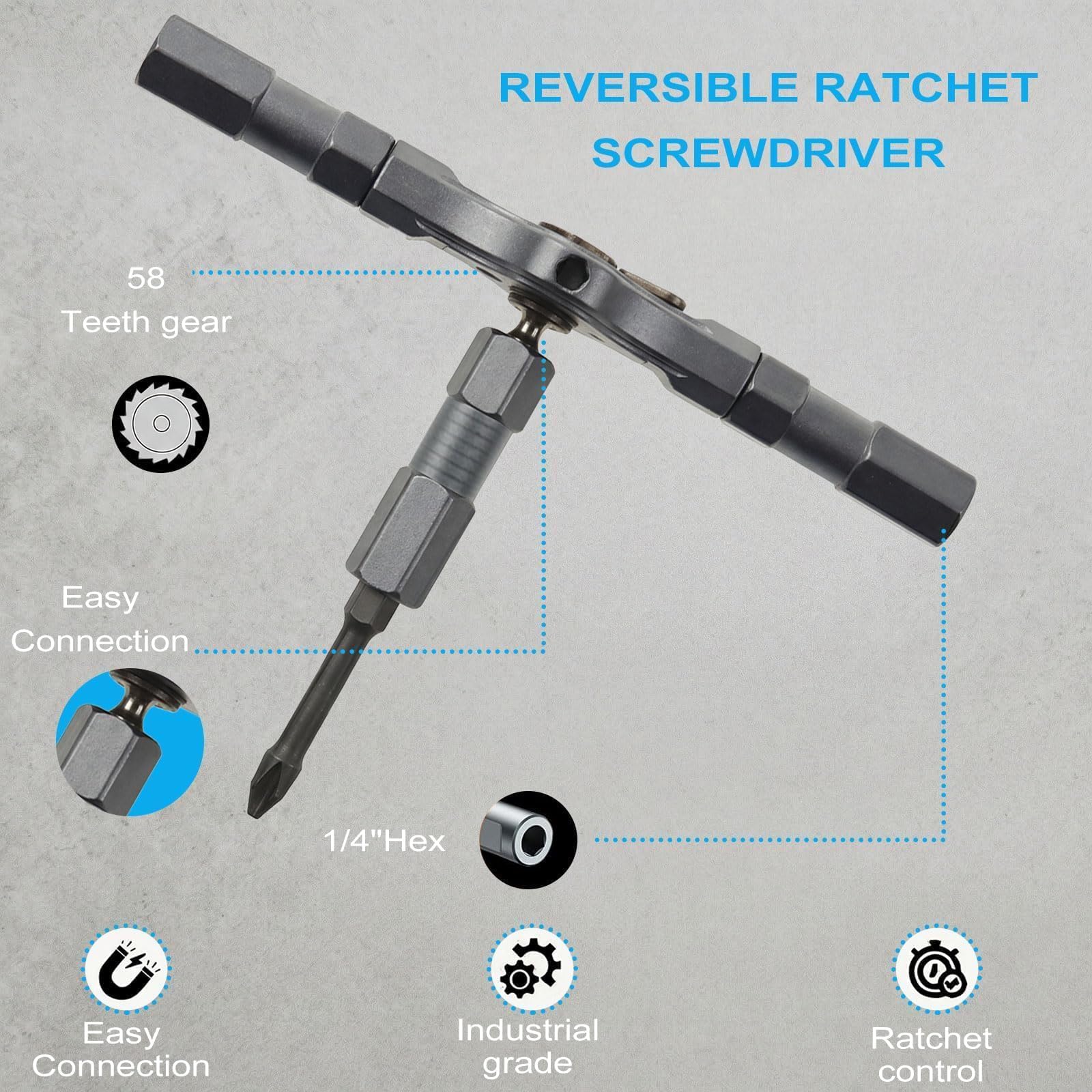 Set di cacciaviti, cacciavite magnetico 39 in 1, set di cacciaviti multifunzione a cricchetto con scatola trasparente, set di strumenti di riparazione portatili, per elettronica, bici, mobili, fai da
