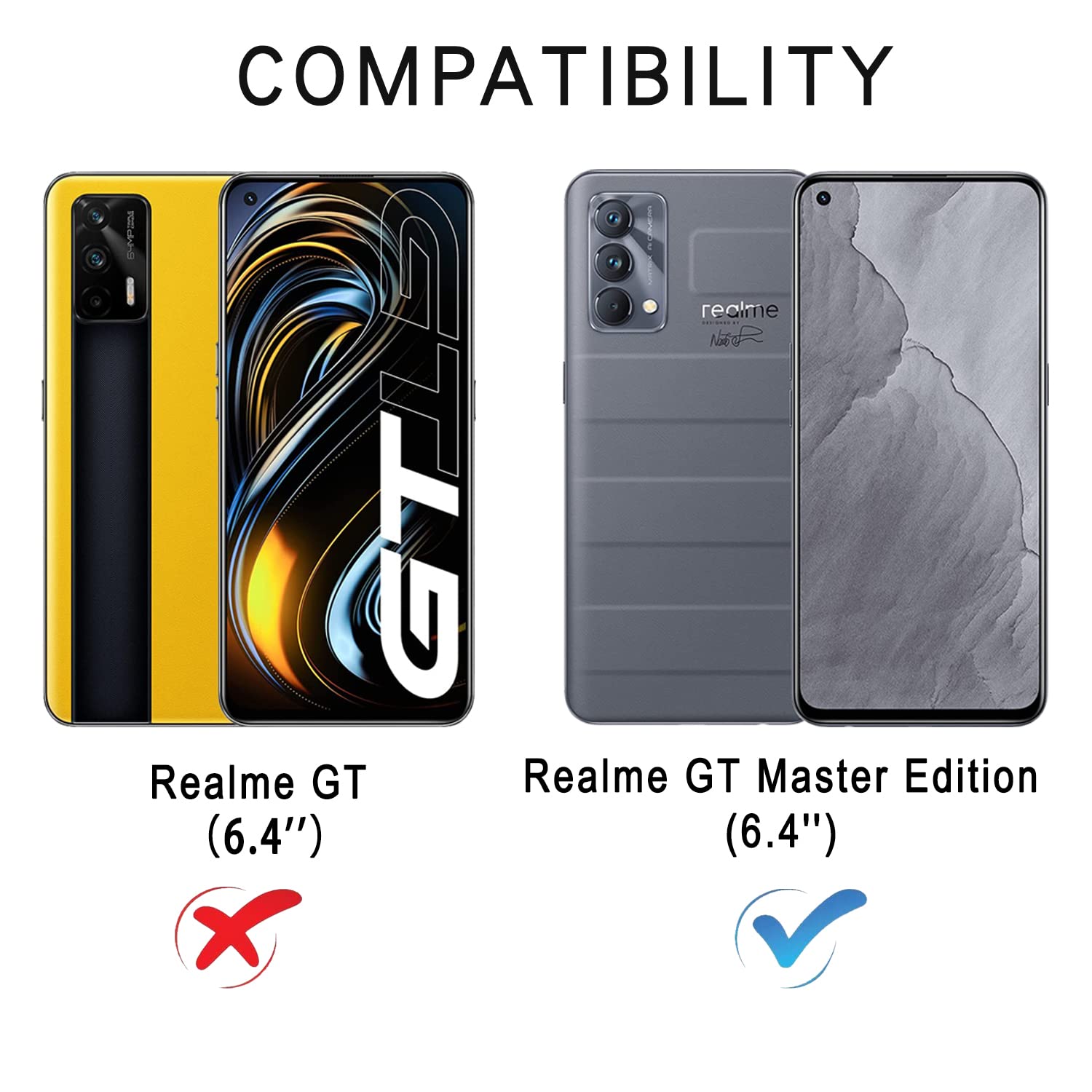 Cover Portafoglio Per Realme GT Master Edition – Custodia A Libro In Pelle PU Con Magnetica E Slot Carte – Marrone