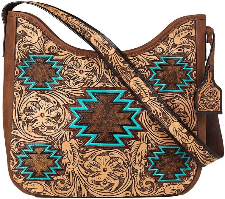 Angel Ranch Western Handbag Womens Selene Shoulder Brown D330011302