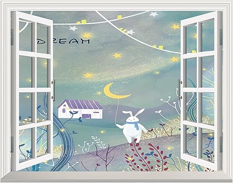 Amazon 偽窓 ポスター ウォールステッカー 森 草原 風景 美しい 夢のような 手描き イラスト 171 装飾クリエイティブ壁紙用リビングルーム寝室ホーム 90 70cm ウォールステッカー オンライン通販 Amazon 偽窓 ポスター ウォールステッカー 森 草原 風景 美しい 夢のような 手描き イラスト 171 装飾クリエイティブ壁紙用リビングルーム寝室ホーム 90 70cm ウォールステッカー オンライン通販