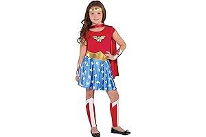 Wonder Woman Birthday Party Supplies: Empowered Girls' Dress-Up Costume