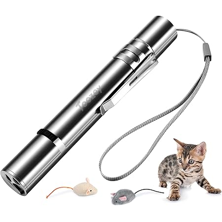 decdeal katzenspielzeug automatisches interaktives led licht spielzeug mit basis federspielzeug usb wiederaufladbar induktionserkennung wandmontage amazon de haustier