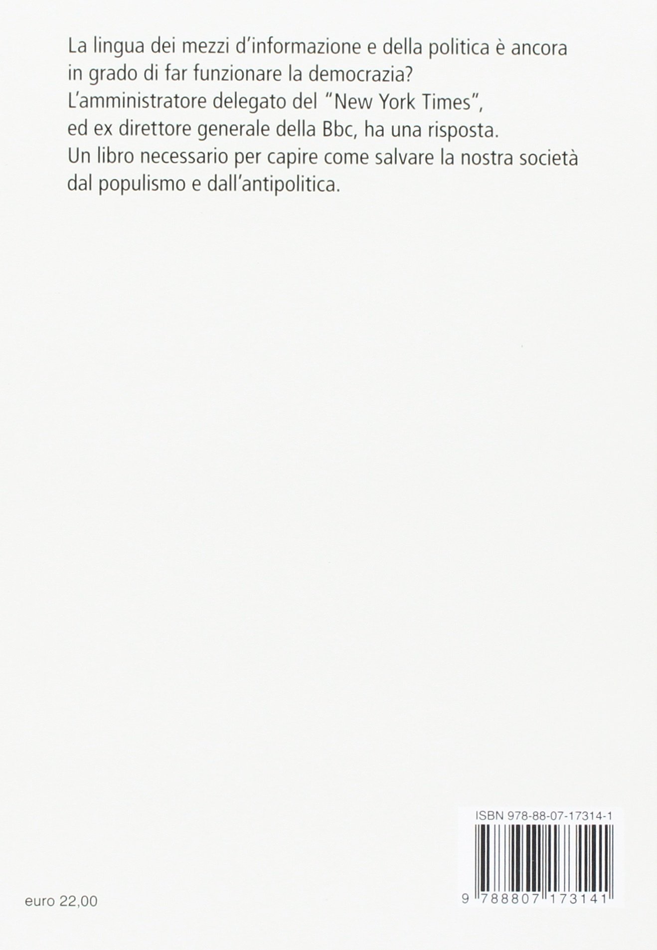 La fine del dibattito pubblico. Come la retorica sta distruggendo la lingua della democrazia