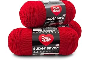 Red Heart Super Saver Yarn (3-Pack) Cherry Red E300-319