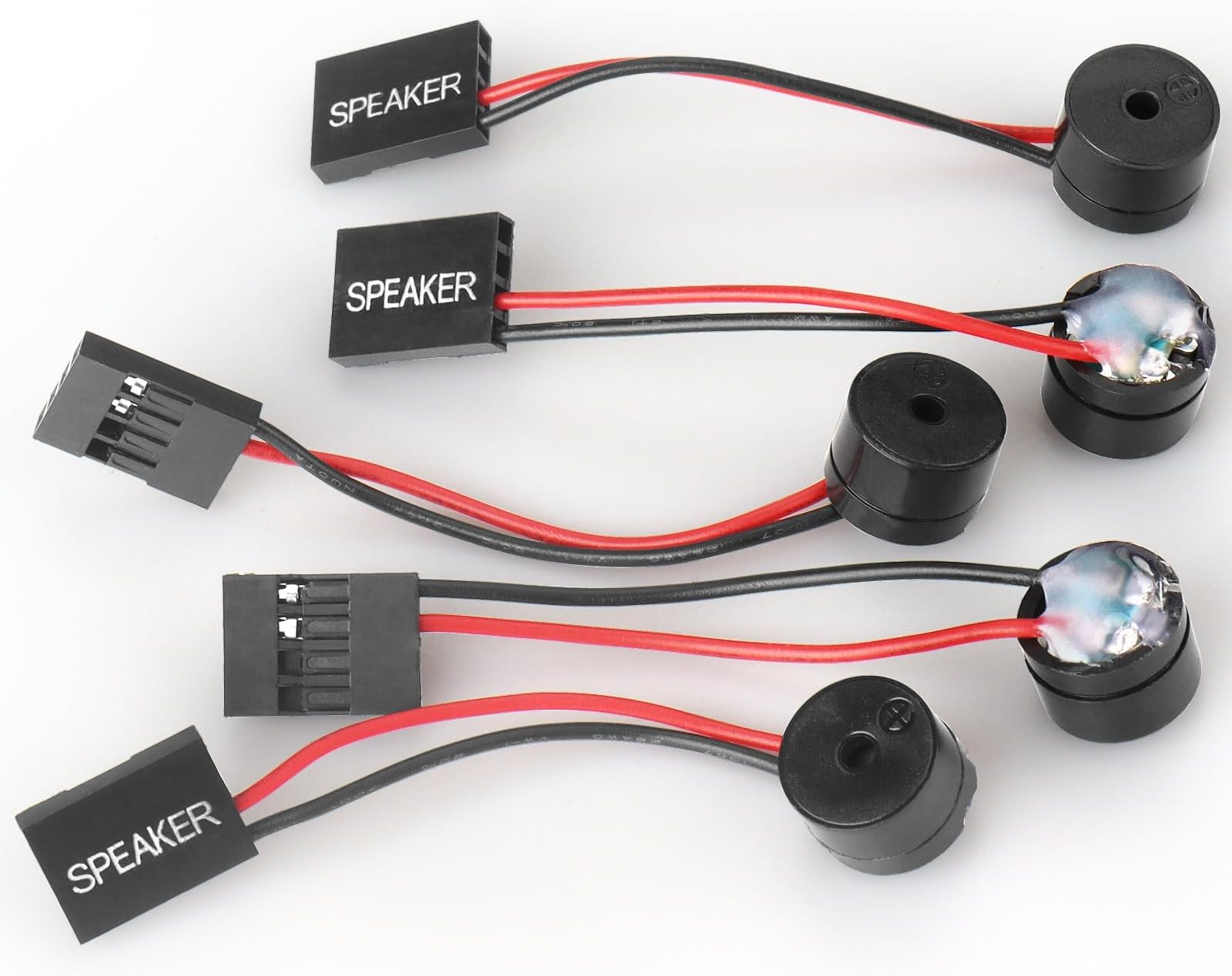 - 5 PCS Motherboard Speaker, Computer Casemini Speakers, PC Internal Bios Mini Plug Buzzer Computer Motherboard Buzzer Alarm