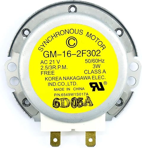Miniatura 1 de 6549W1S017A Motor OEM Mania 6549W1S017A Nuevo OEM Producido para LG Microondas Turntable Motor Repuesto Pieza AC21V 5060Hz 3.0W 2.53 RPM