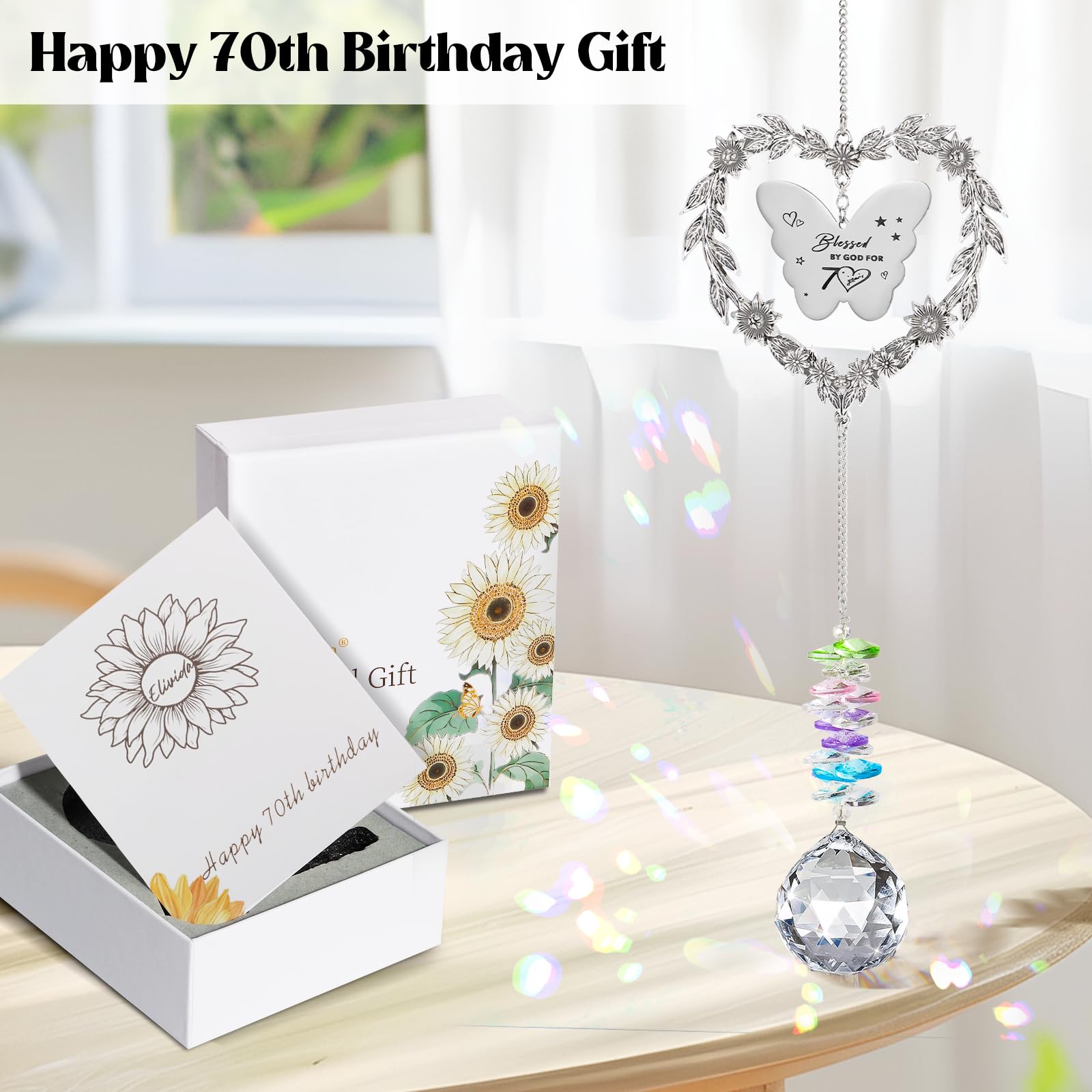 Personalised 70th Birthday Card Women Men Wife Husband Mum Mom Nan Grandma Sister In Law Friend - Foto 8
