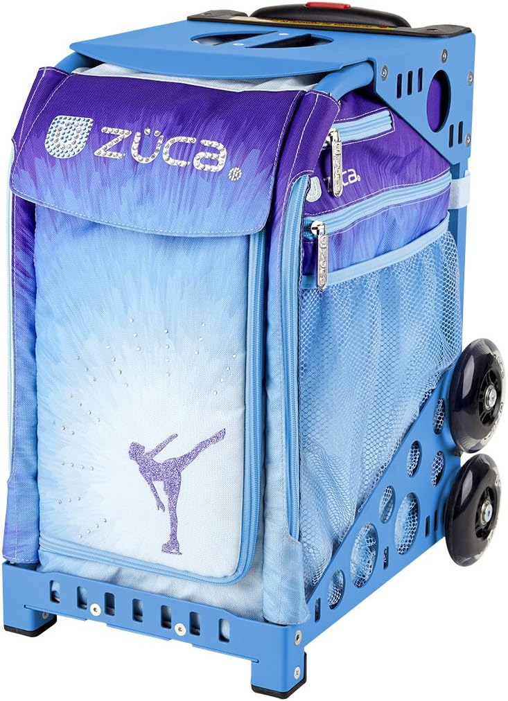 ZUCA Bag Ice Dreamz Insert & Purple Frame w/Flashing Wheels