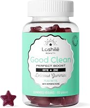 Lashilé Beauty - Skin Gummies - Clean Skin & Anti-Blemish - Regulates Sebum & Purifies - Good Clean Vitamins - Anti-Acne Dietary Supplement -Burdock Nettle Zinc - 1 Month Cure 60 Gummies
