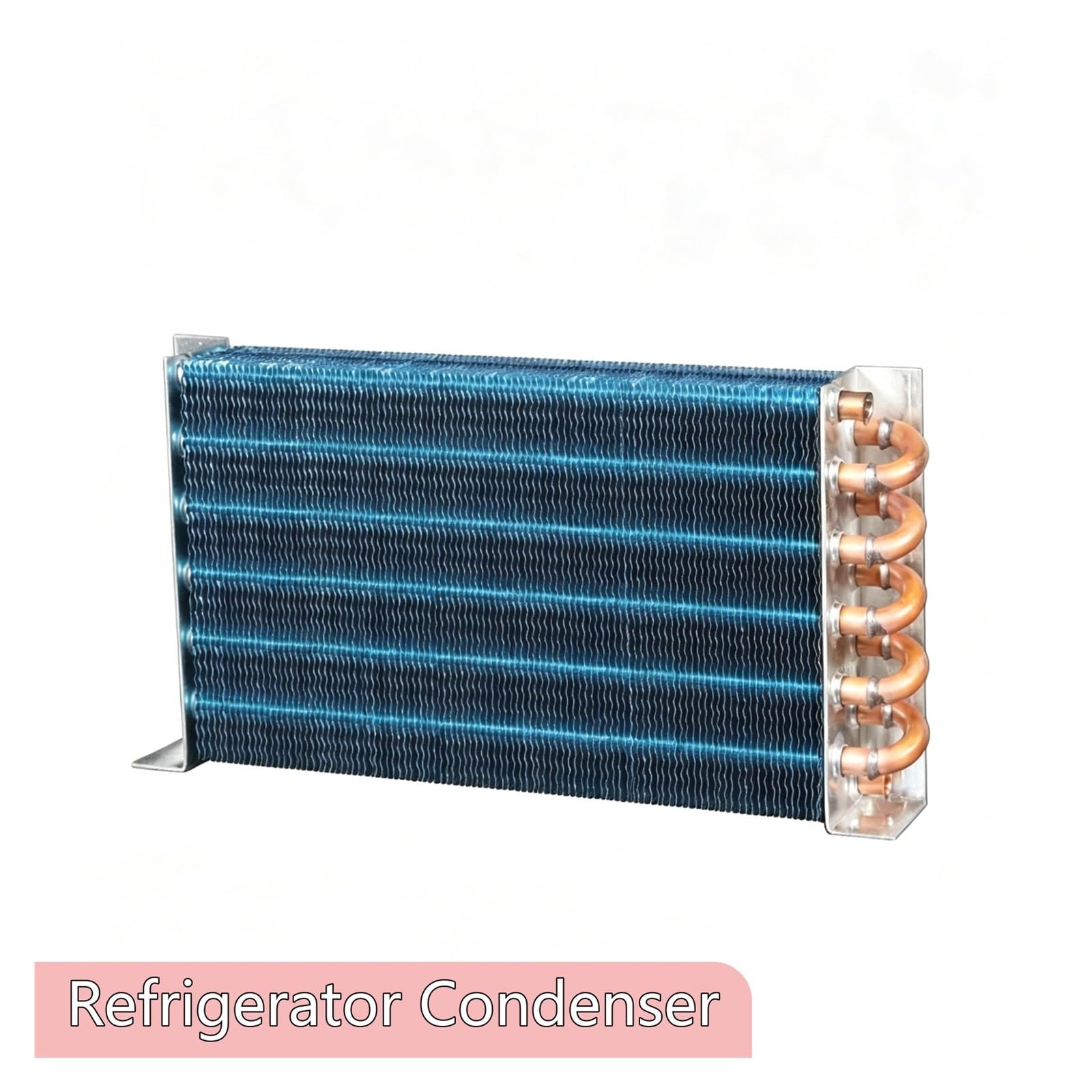 Kühlschrank Kondensatorspule Luftgekühlter Kupferrohrkondensator | Frisches Halten Schrank Wassergekühlte Radiator Verdampfer Kühlteile 305x45x160mm