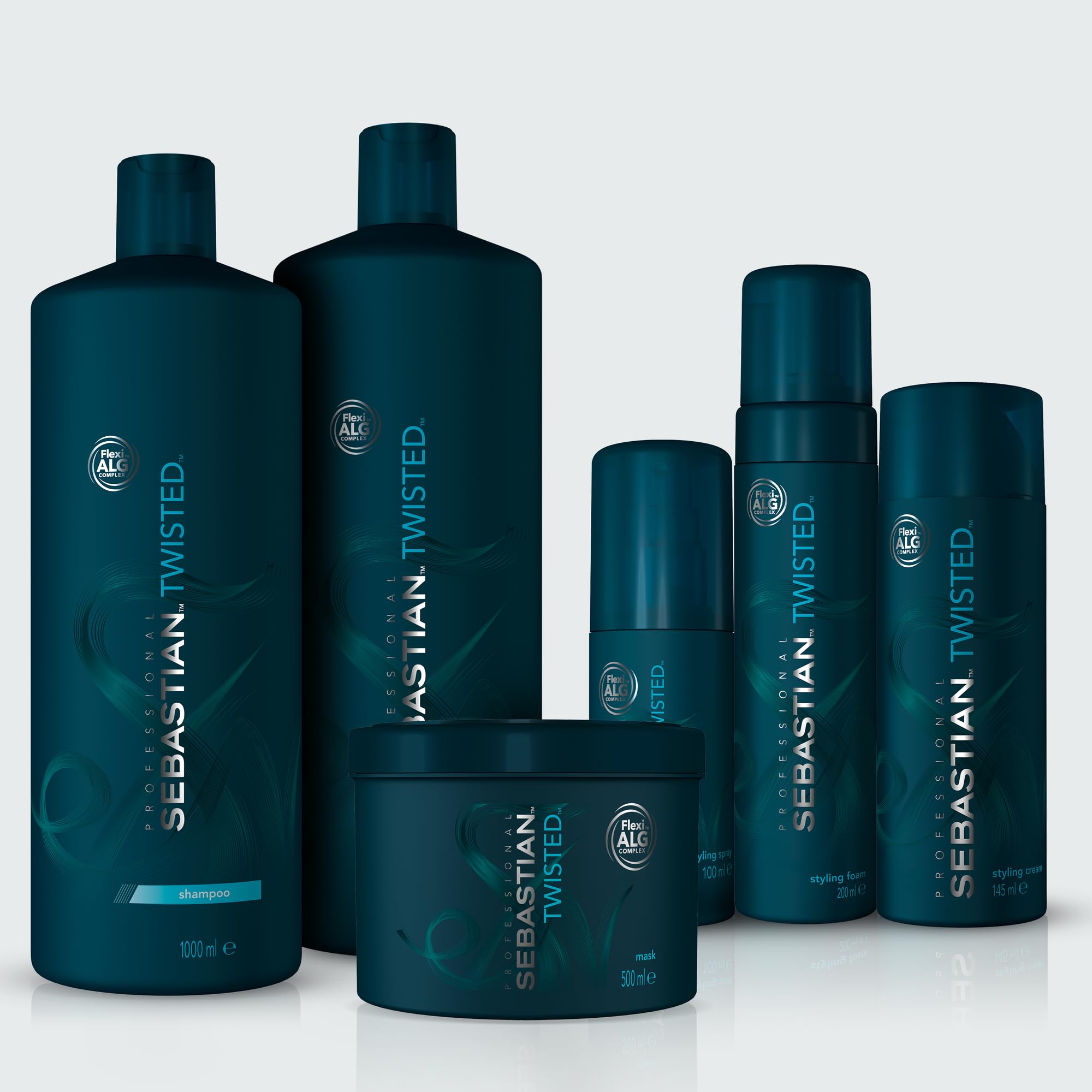 SEB TWISTED ELASTIC – Professionelles Shampoo für Locken und Wellen – definiert und pflegt elastische Locken – 1L