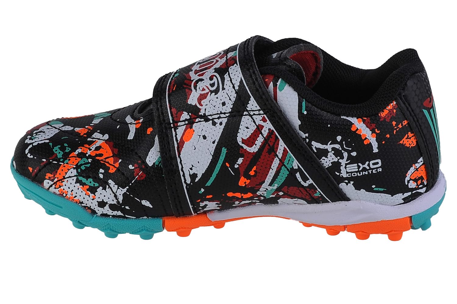 Joma - Evolution Jr 2301 Tf - EVJW2301TFV - Color: Black - Size: 3.5 Big Kid