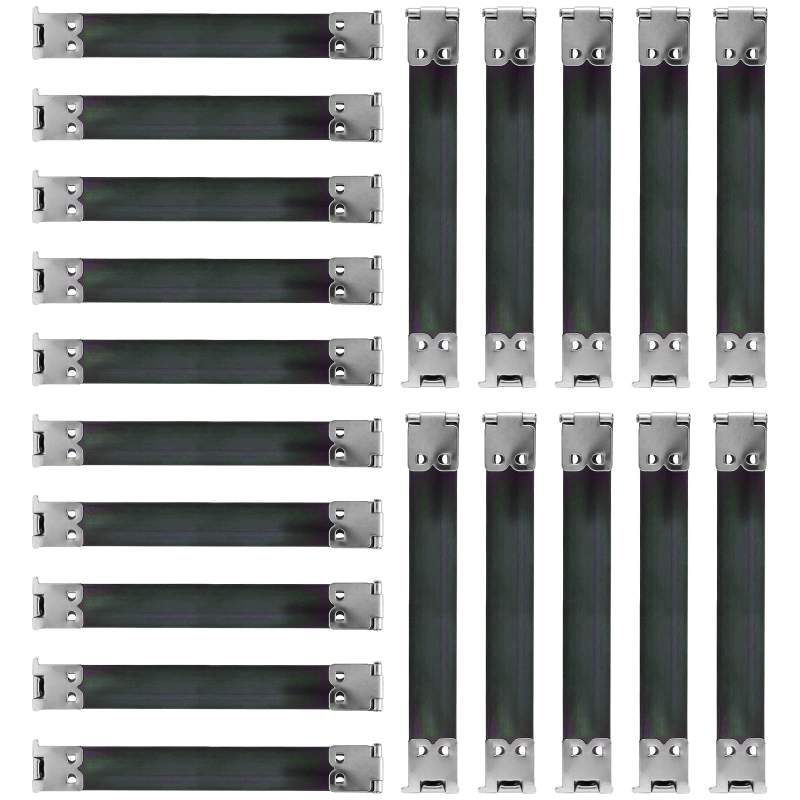 Piutouyar 120mm / 4.72 Inch Metal Internal Flex Frame Kiss Clasp for DIY Handbag, Bag Coin Purse, Bag Sewing Making(20Pcs)