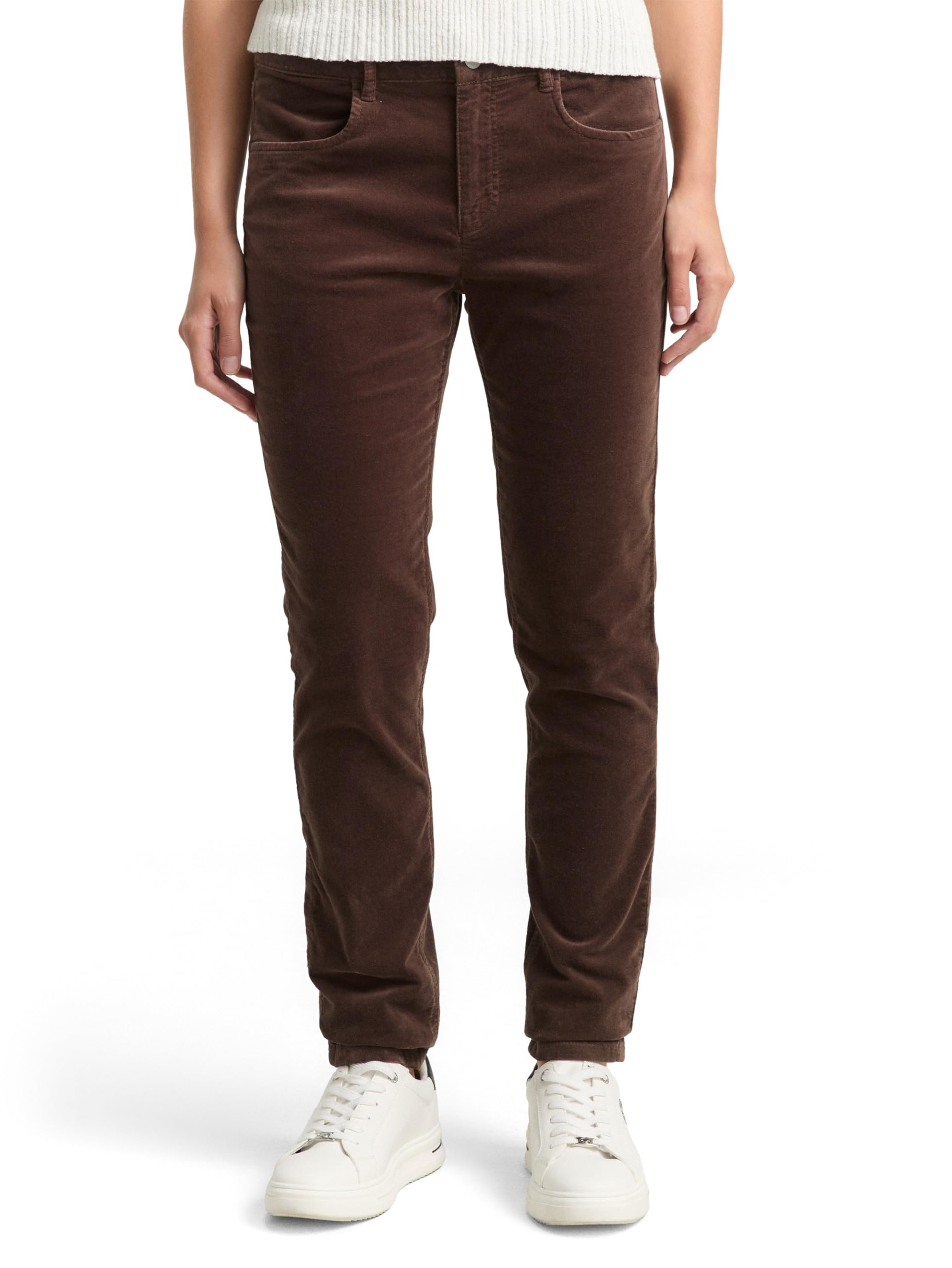 Tom Tailor Denim Damen TTNELA EXTRA Skinny Samthose 1048874