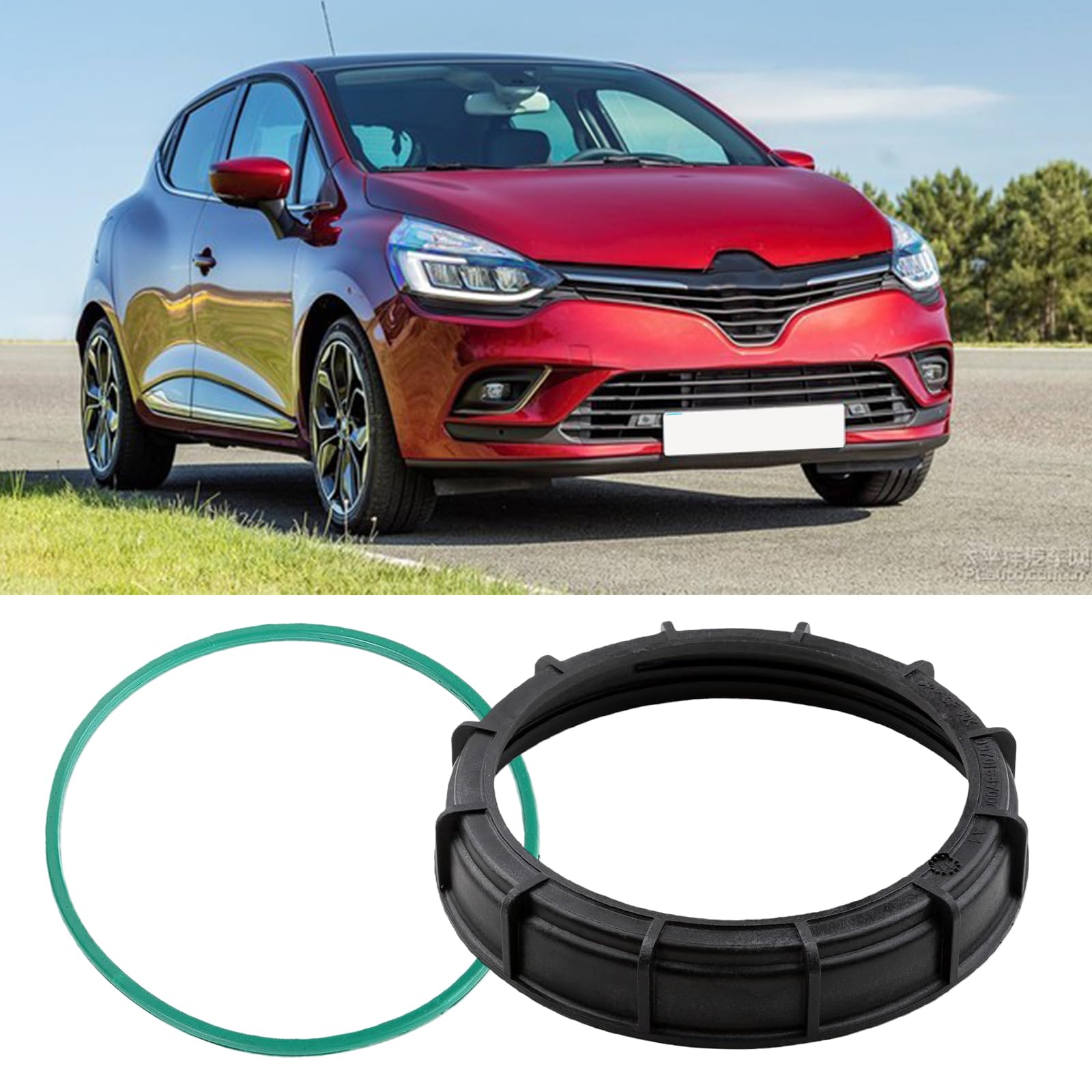 GVSS Guarnizione di tenuta per pompa del carburante per Renault 7701207449 09701687000 9621364680, compatibile con Clio II-III Laguna II-III Megane II-III Kangoo Scenic II-III,Anello di copertura