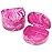 Practicon Marble Retainer Cases, Orthodontic Aligner Case, Mouth Guard Holder (3 Pack) (Pink)