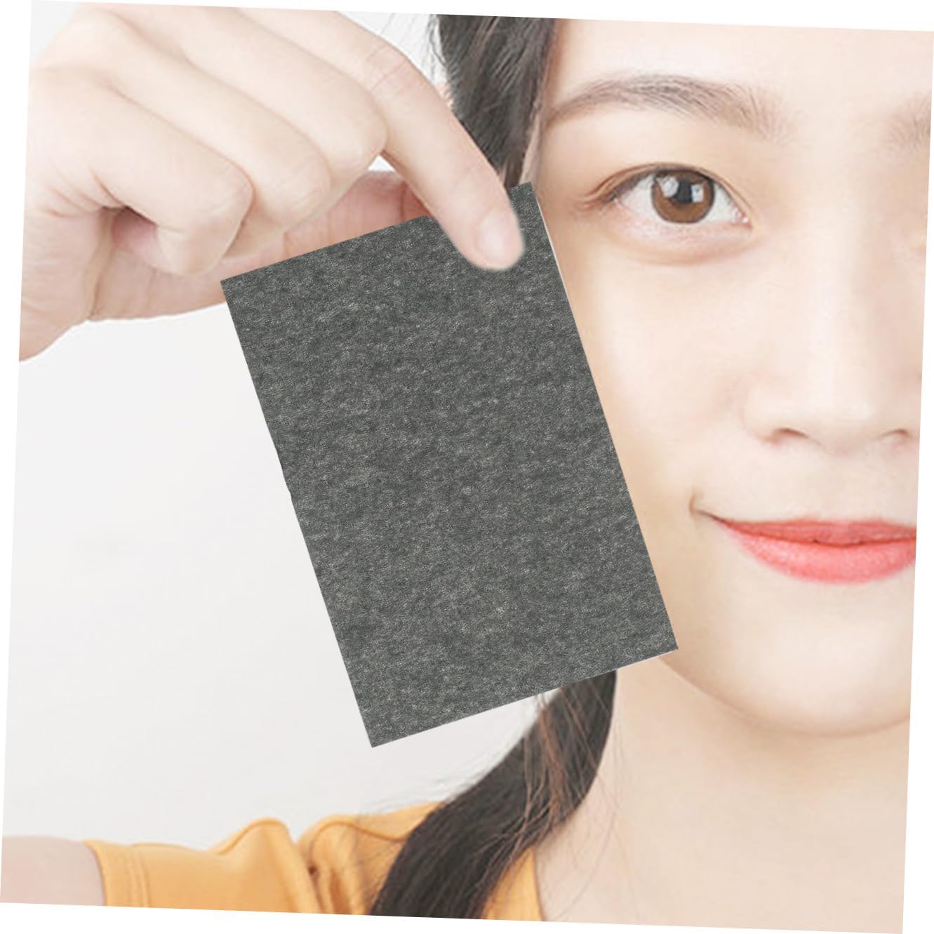VALICLUD Facial Oil Blotting Paper 200 Sheets X 2 Sets Charcoal Oil Absorbing Tissues for Oily Skin Face Care Makeup Touch-up