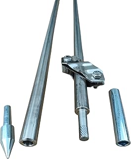 Tiefenerder Erder Erdung Staberder Ø20mm V4A Edelstahl SET 1,5m 3,0m 4,5m 6,0m Zusammensetzung (SET 3,0m Ø20 2x1500mm)