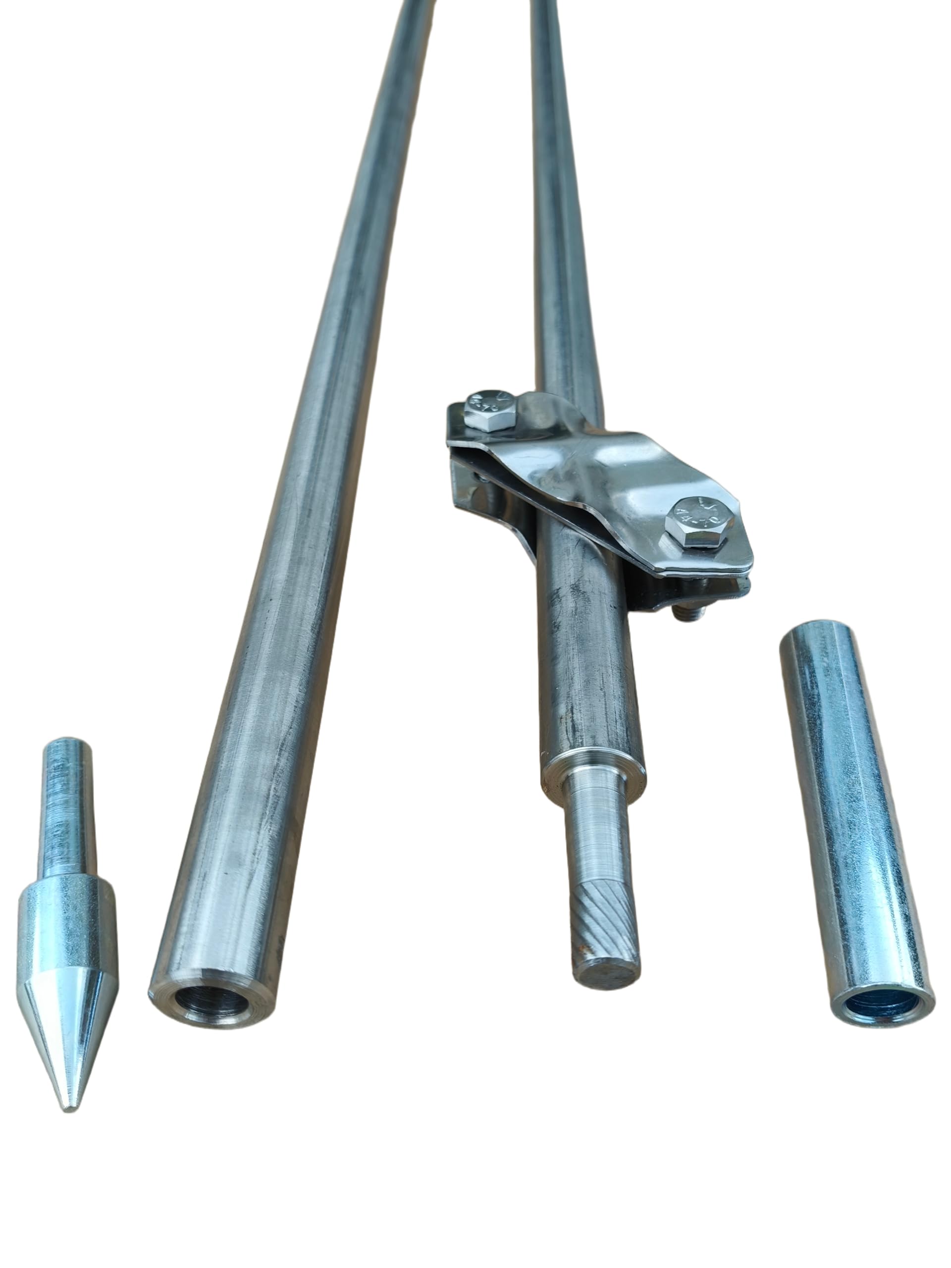 Tiefenerder Erder Erdung Staberder Ø18mm V4A Edelstahl SET 1,5m 3,0m 4,5m 6,0m Zusammensetzung (SET 6,0m Ø18 4x1500mm)