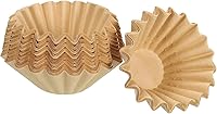 Vista 12 de PATIKIL Filtros de café para cesta de 1 a 2 tazas, filtro de papel marrón de 6.1 x 1.8 pulgadas, cafeteras de goteo desechables para cafetería