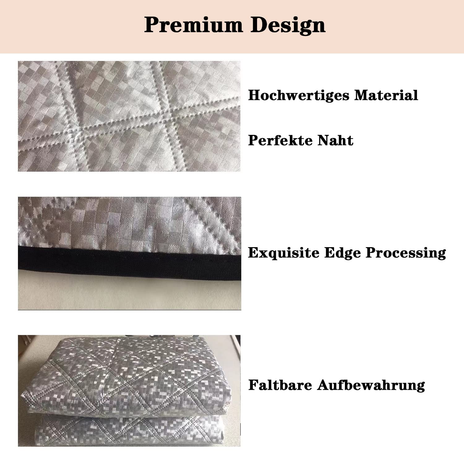 KEELYY Copertura Parabrezza Auto Protezione Solare Antigelo 150x100 cm