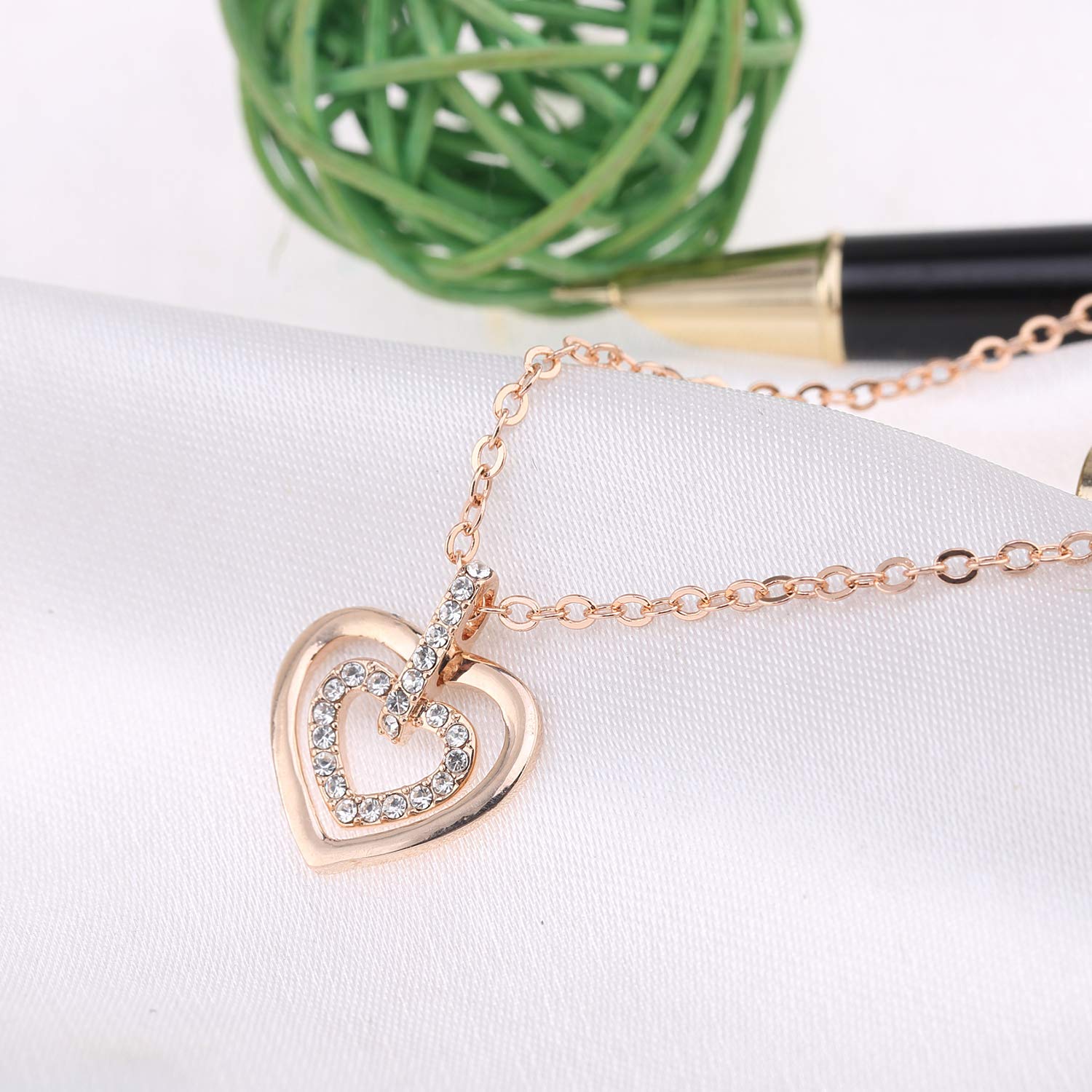 KRUCKEL you are ALWAYS in my heart Rose Gold plated necklace made with Swarovski® crystals - 5091052 price in UAE | Amazon UAE