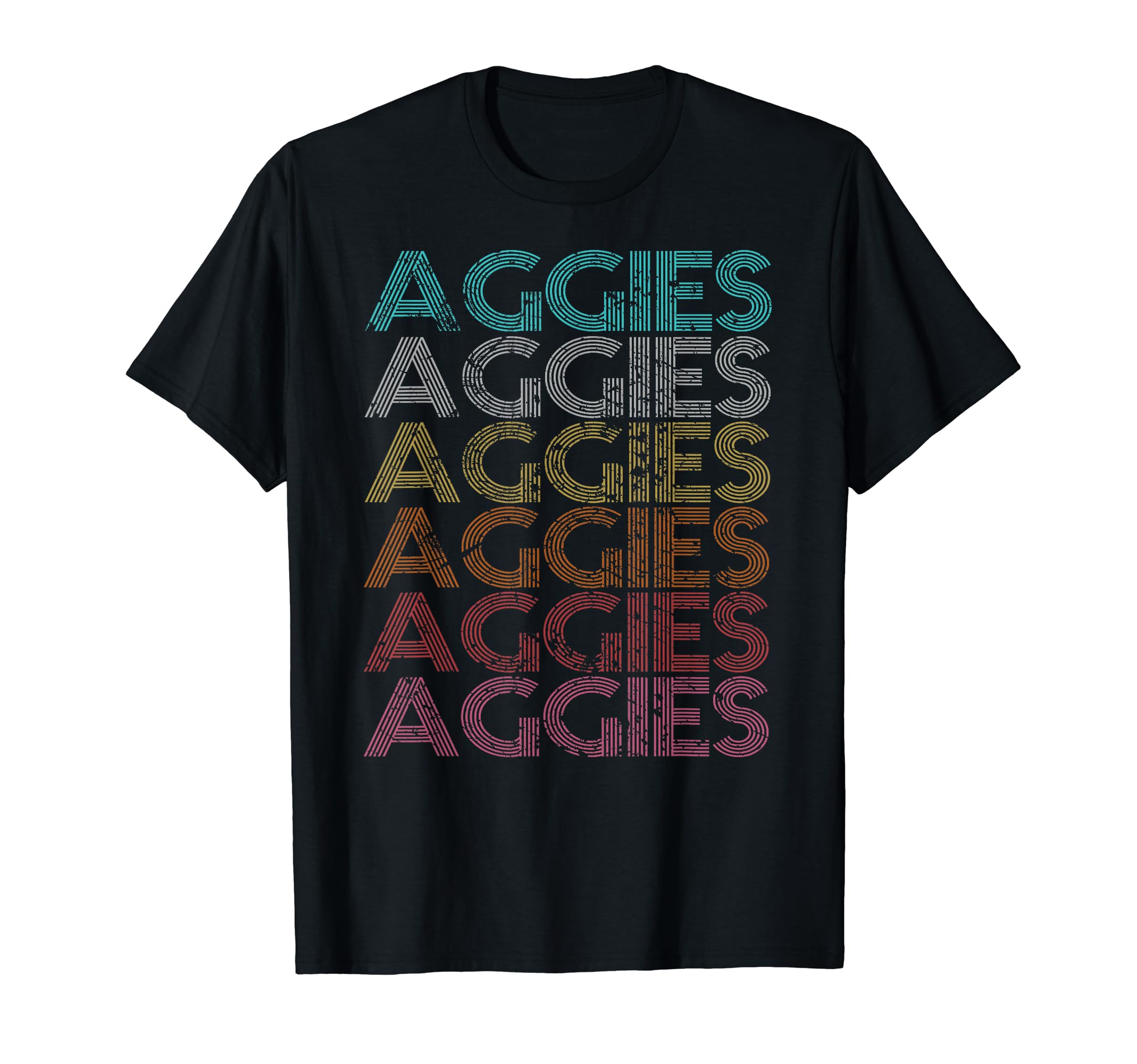 AGGIES Vintage Retro ApparelRetro Vintage Aggies T-Shirt