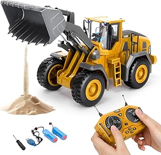Sponsored You’re seeing this ad based on the product’s relevance to your search query.Learn more about this advertisement 9-Channel 2.4GHz RC Bulldozer with Alloy Shovel - 360° Rotation, Alloy Shovel, Realistic Sound Effects, USB Charging + 2 Batteries, Construction Vehicle Toy for Children 3-12, School Gift