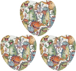 Car Air Fresheners Hanging Air Freshener Chaotic Colorful Monsters Fragrance Scented Cards Car Aromatherapy Tablets Interior Mirror Pendant for Wardrobe Bathroom Love form White