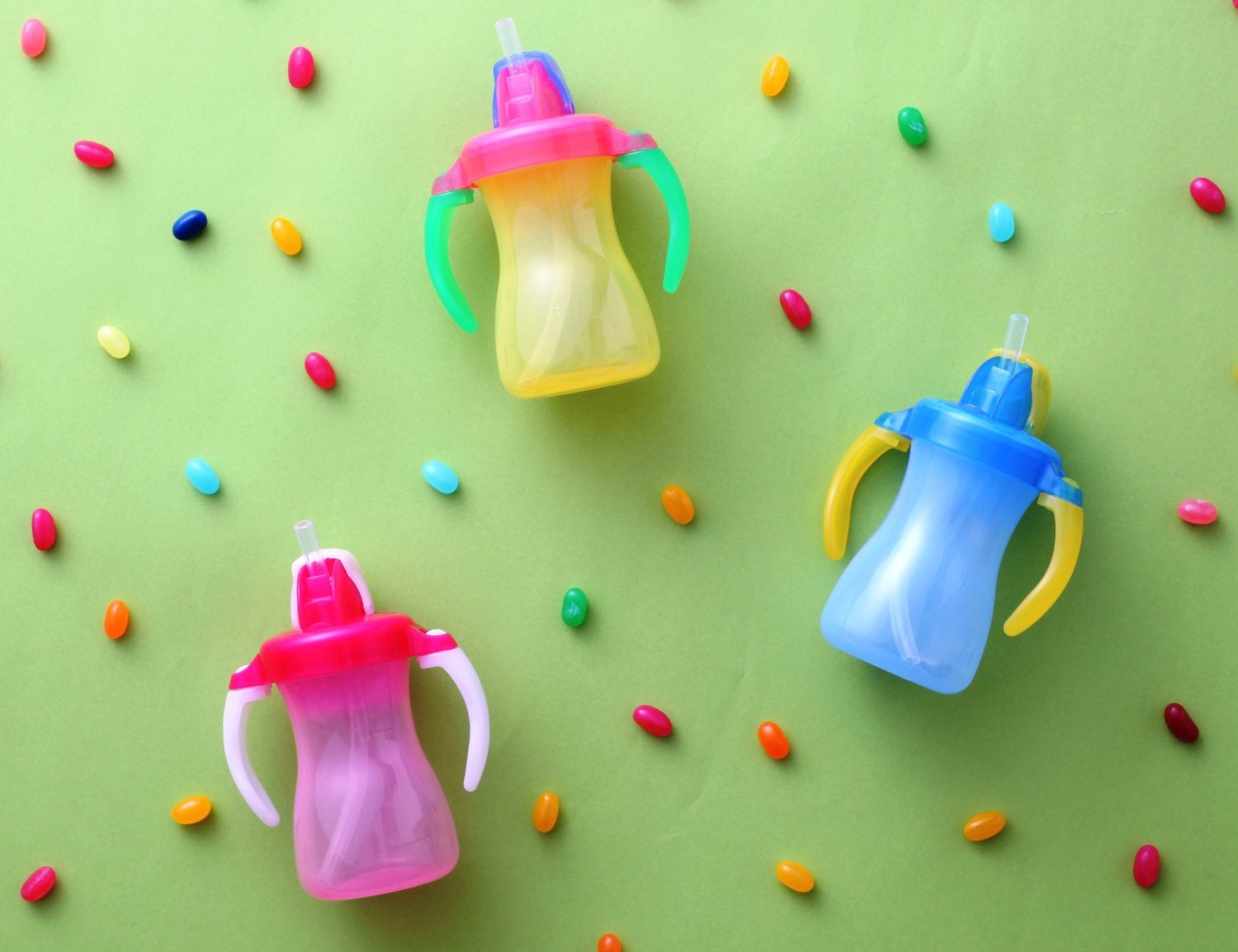 Pigeon Petit Straw Bottle Aqua Blue 150mL