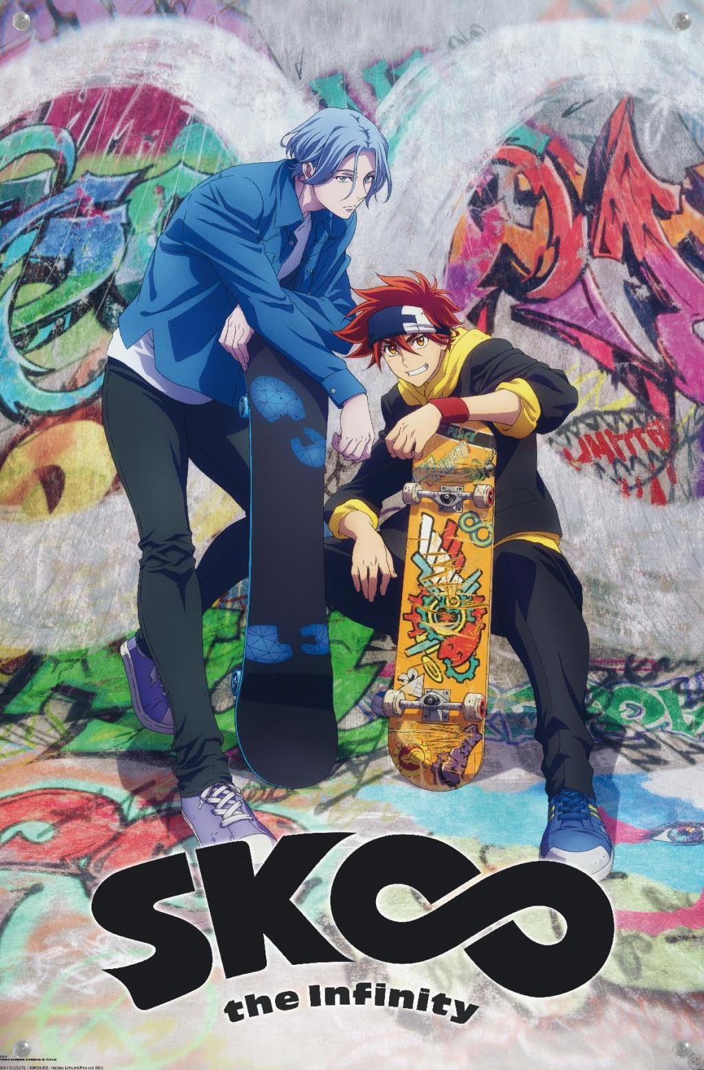 Amazon.com: SK8 THE INFINITY - Reiki And Langa Wall Poster with