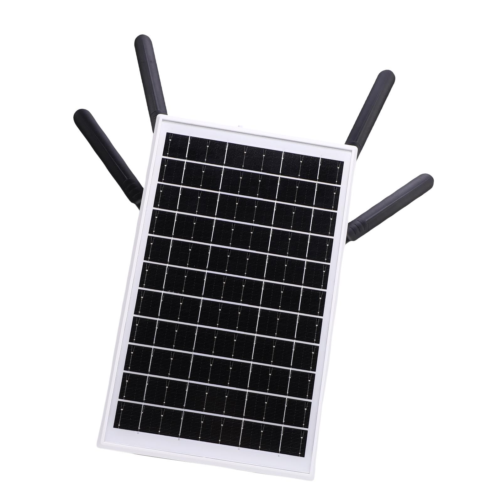 Solar-WLAN-Extender, 4G-LTE-Modem-Router mit 18.000-mAh-Akku und 12-W-Solarpanel für Outdoor-Camping, Wohnmobil-Reisen, Hausboot und Abgelegene Gebiete