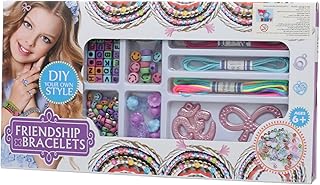 مجموعة اكسسوارات عمل للبنات أنيقة وعملية مع اكسسوارات يد لعمل الفتيات، خواتم أساور - متعددة الألوان