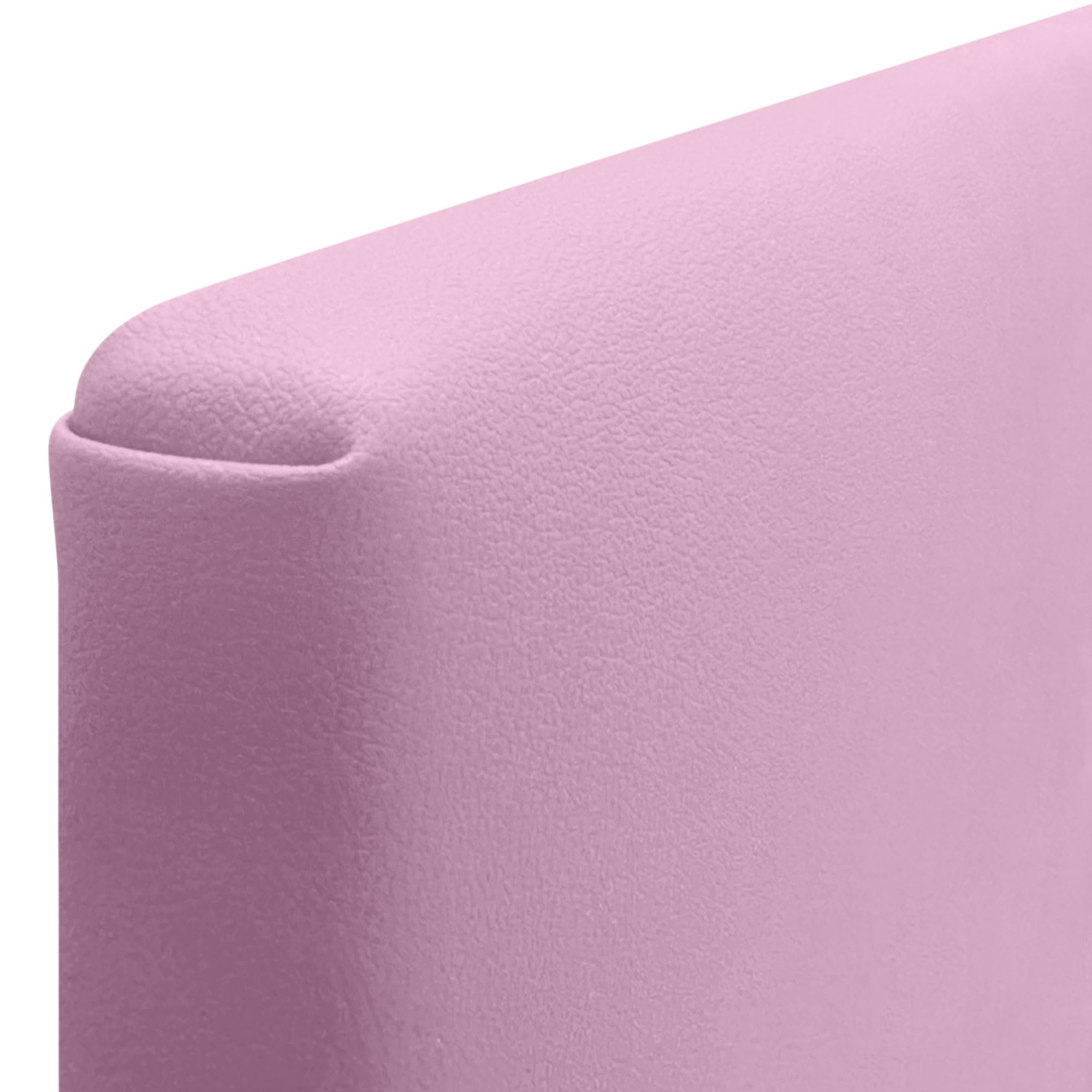 DHOME Cabecero de Polipiel Liso hasta el Suelo con 8cm de Grosor Cabezal Tapizado Cama Dormitorio Moderno Top Trending (Rosa, 90cm)