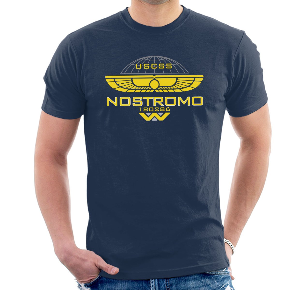 Cloud City 7 Men's Navy Blue T-Shirt