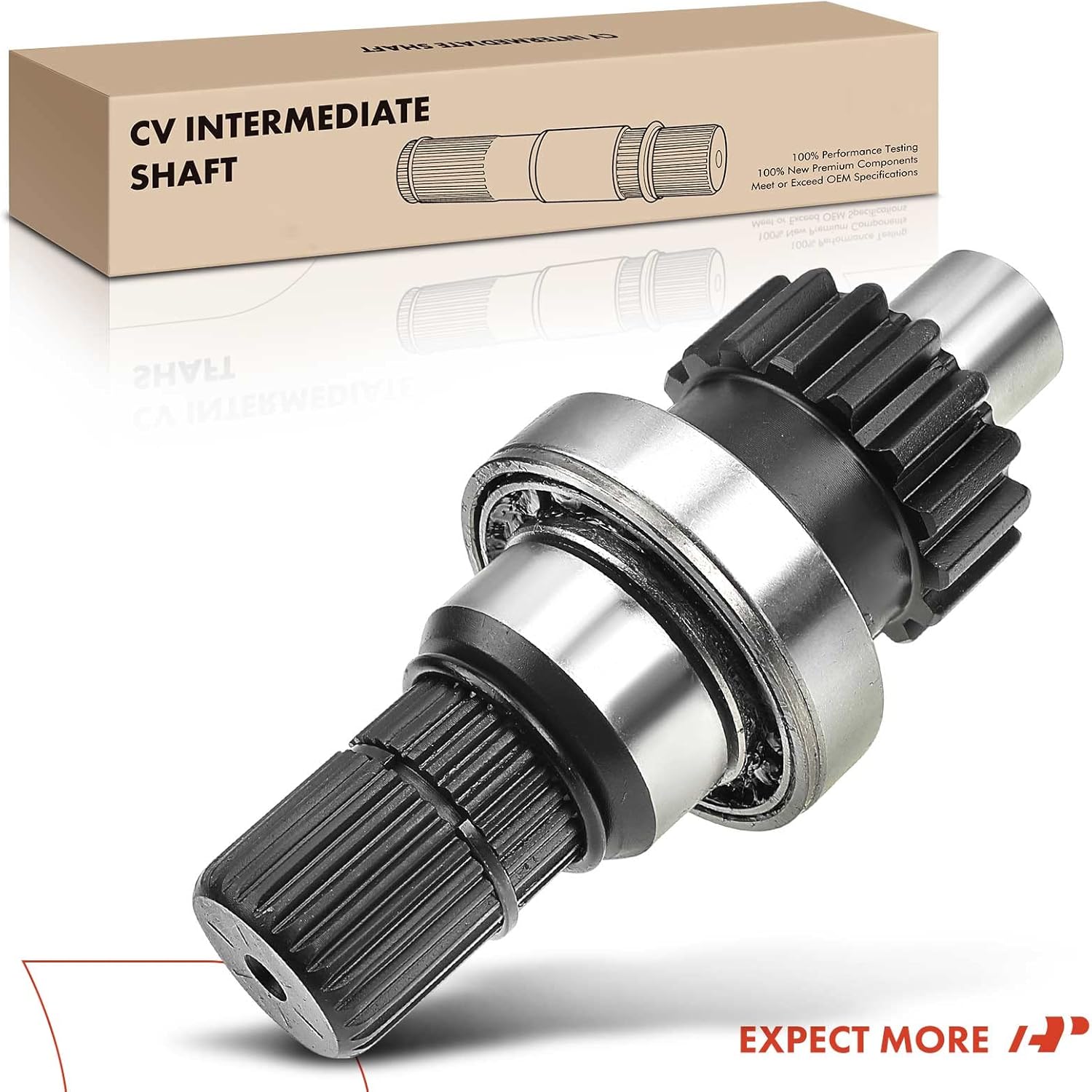 A-Premium CV Intermediate Shaft Compatible with Dodge Ram 1500 2006-2010 & Ram 1500 2011, 3.7L 4.7L 5.7L, 4WD Only, Front Right Passenger Side, Replace# 52114382AE