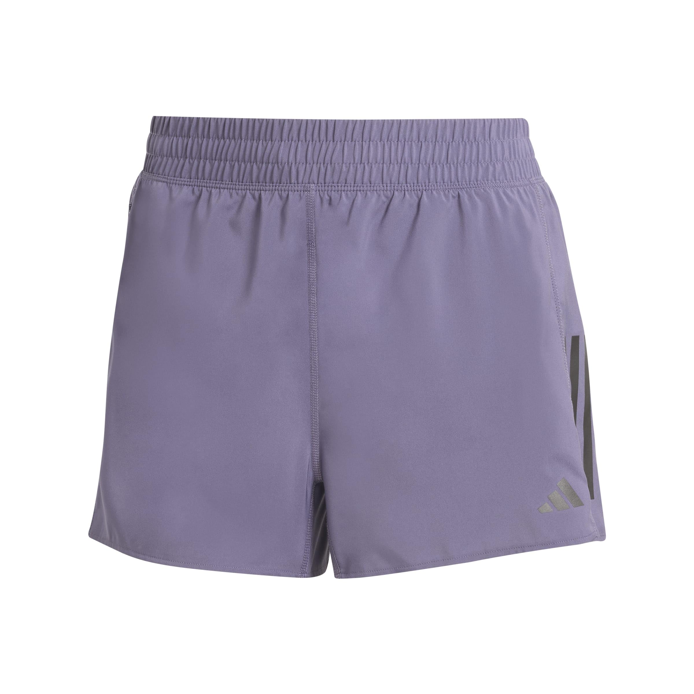 adidas Women's Own The Run Shorts, Preloved Violet, XL 4 inch