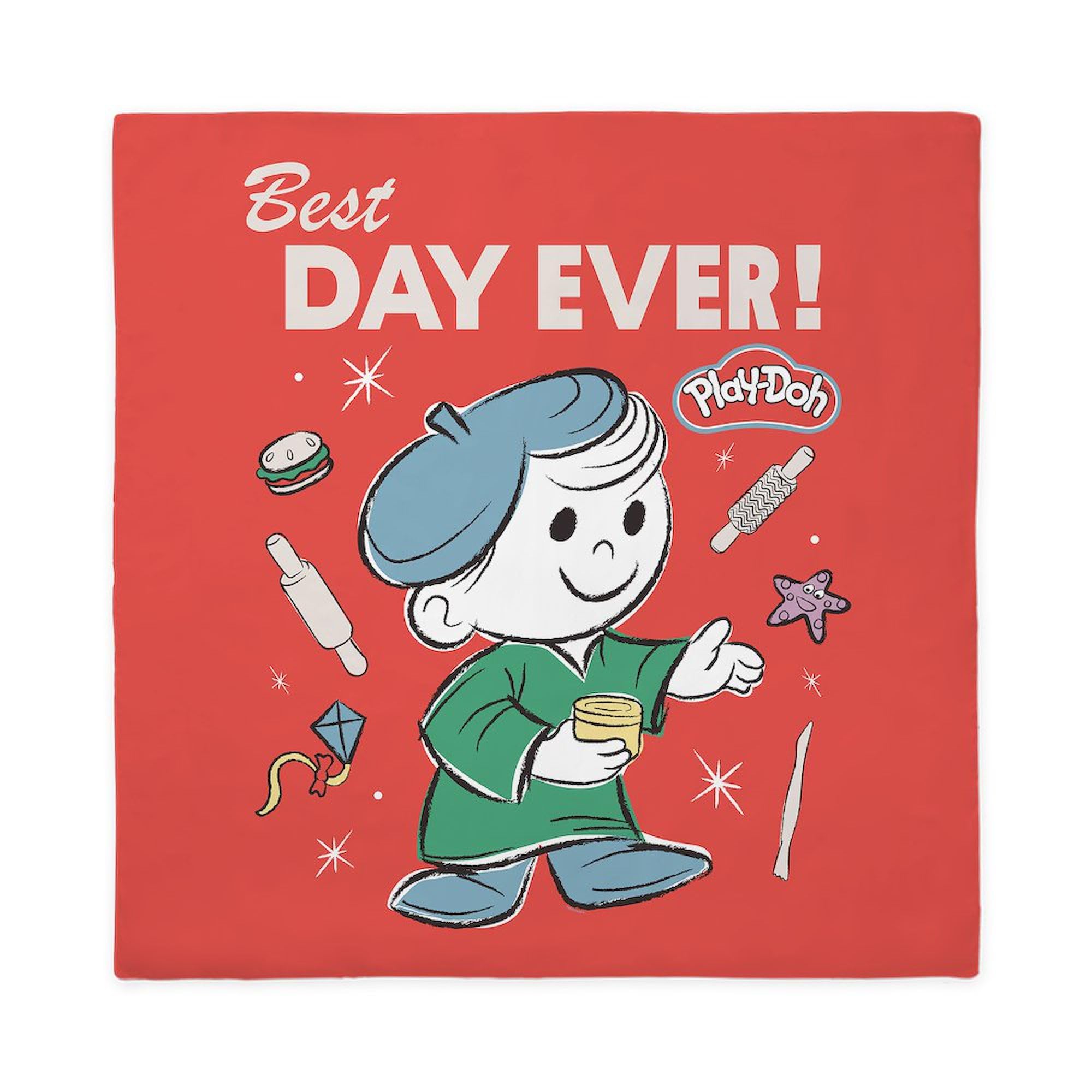 CafePress Play Doh: Best Day Ever Queen Duvet Cover, Printed Comforter Cover, Unique Bedding