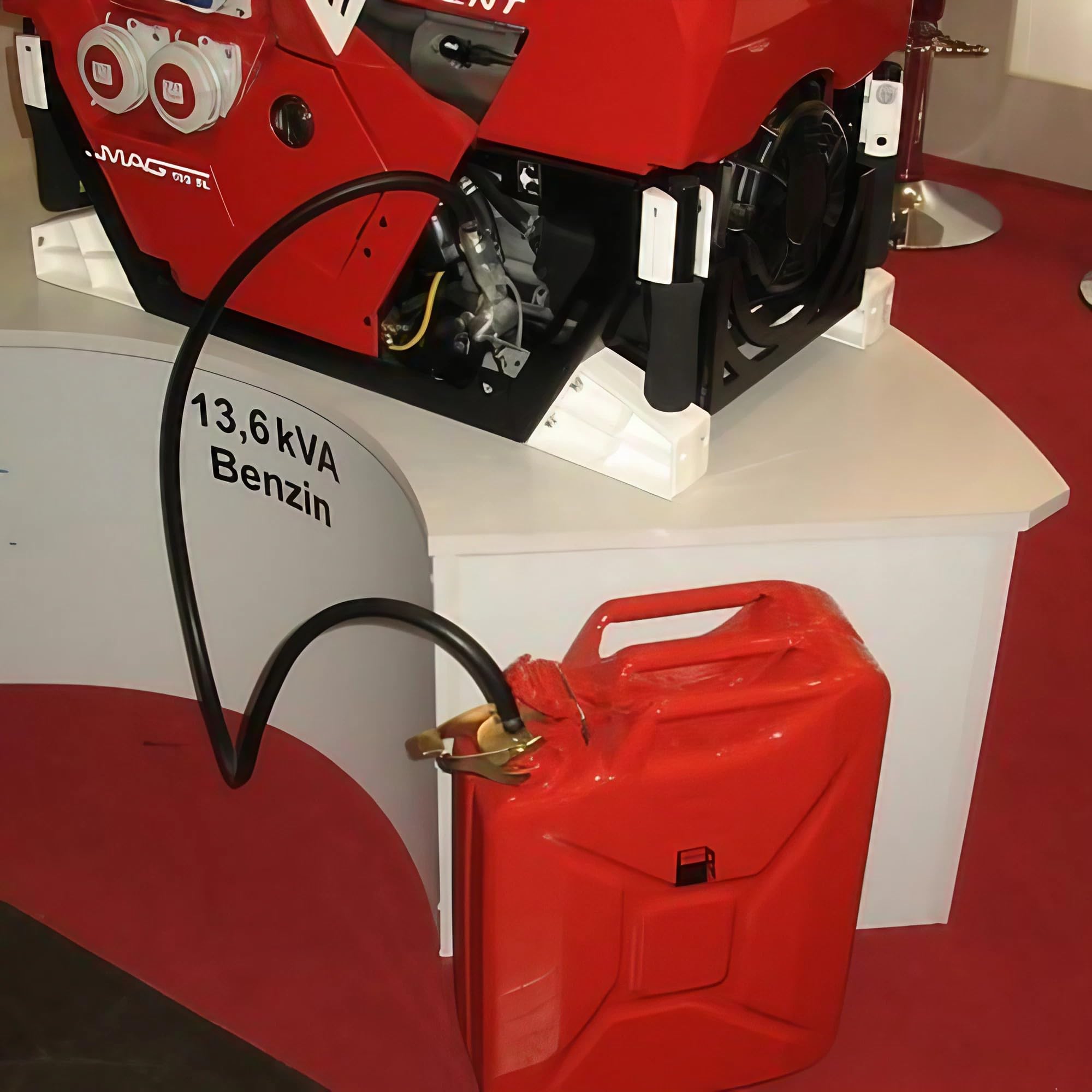 BW Adattatore per tanica carburante in metallo un tubo di aspirazione e un tubo di alimentazione per il collegamento di un tubo della benzina al serbatoio e per il collegamento di altri contenitori